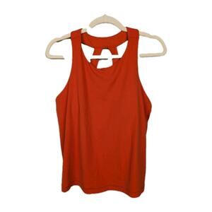 ATHLETA Transcend Built-In Bra Tank in Cardinal Red Activewear Women's XL